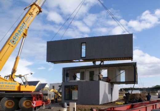 Le montage d’une maison modulaire en bois